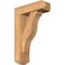 Ekena Millwork Funston Craftsman Smooth Bracket w/ Offset Brace, Western Red Cedar, 5 1/2"W x 16"D x 24"H BKT0604X16X24FST04SWR - alternate 1